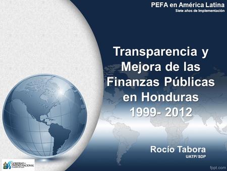 PEFA en América Latina Siete años de Implementación