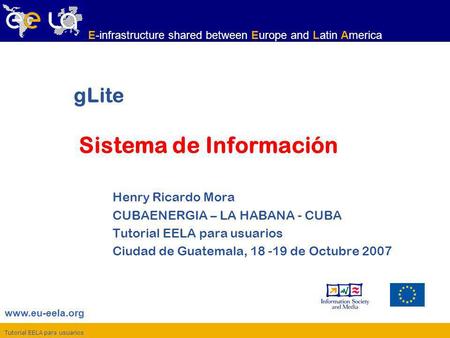 gLite Sistema de Información