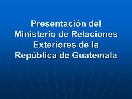 Política del Gobierno del Presidente; Licenciado Oscar Berger: