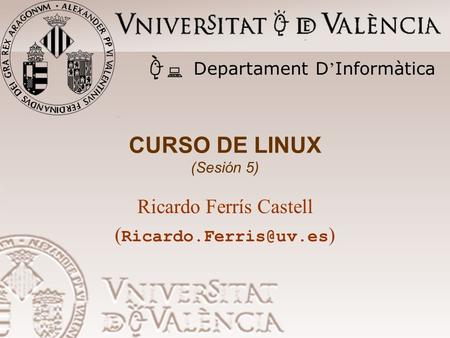 CURSO DE LINUX (Sesión 5)