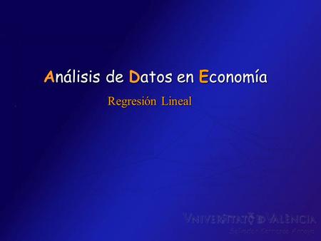 Análisis de Datos en Economía