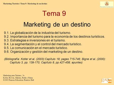 Marketing de un destino