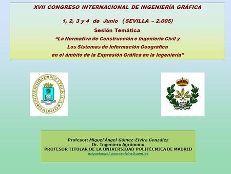 XVII CONGRESO INTERNACIONAL DE INGENIERÍA GRÁFICA