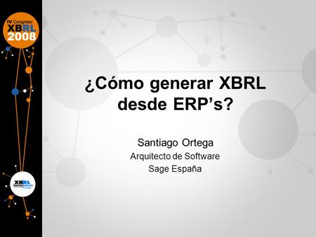 ¿Cómo generar XBRL desde ERP’s?
