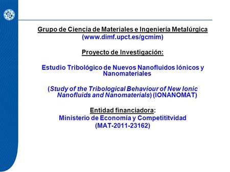 Grupo de Ciencia de Materiales e Ingeniería Metalúrgica