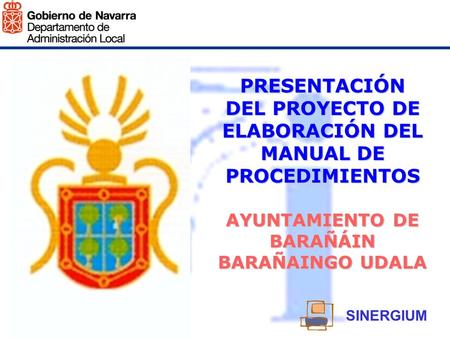 PRESENTACIÓN DEL PROYECTO DE