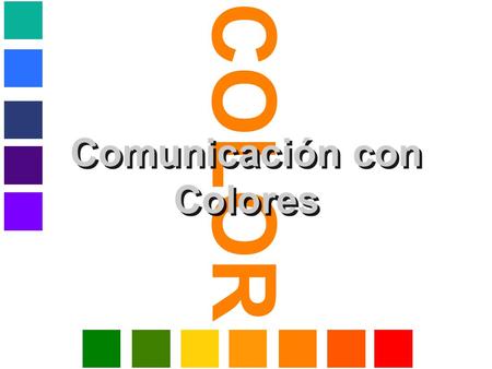 Comunicación con Colores