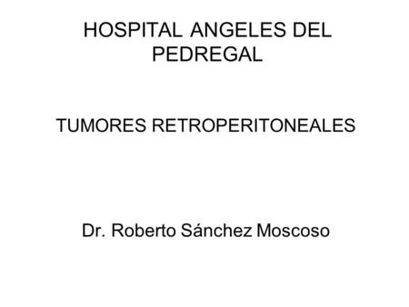 HOSPITAL ANGELES DEL PEDREGAL