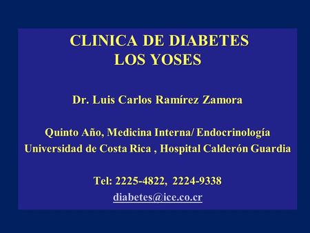 CLINICA DE DIABETES LOS YOSES