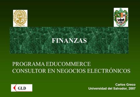 FINANZAS PROGRAMA EDUCOMMERCE CONSULTOR EN NEGOCIOS ELECTRÓNICOS