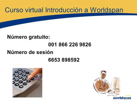Curso virtual Introducción a Worldspan