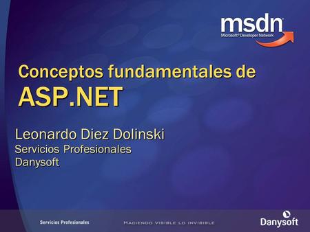 Conceptos fundamentales de ASP.NET