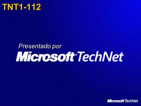 TNT1-112 Presentado por. Marcos Gonzalez Microsoft Certified Trainer Descripción general técnica de Microsoft Operations Manager 2005 Microsoft Corporation.