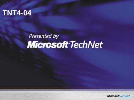 TNT4-04. Administración de Windows Server 2003 Serie de difusión por el Web Parte 6: Impresoras.