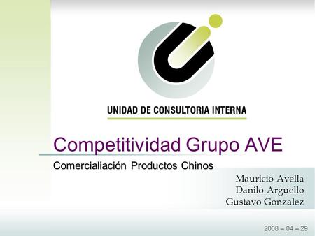 Competitividad Grupo AVE