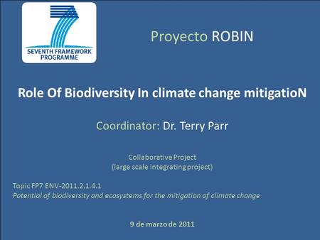 Role Of Biodiversity In climate change mitigatioN
