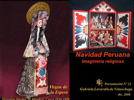 Navidad Peruana Imaginería religiosa