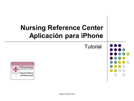 Nursing Reference Center Aplicación para iPhone