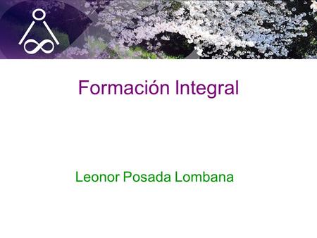 Formación Integral Leonor Posada Lombana.