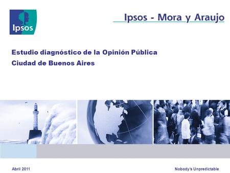 Estudio diagnóstico de la Opinión Pública Ciudad de Buenos Aires