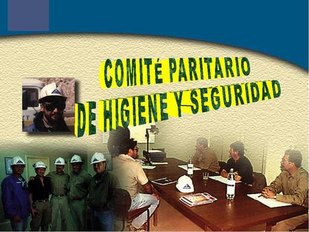 COMITÉ PARITARIO DE HIGIENE Y SEGURIDAD DECRETO N° 54 DECRETO N° 54 - Empresas con más de 25 trabajadores. - Más de 18 años de edad. - Saber leer y escribir.