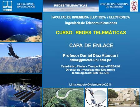 CAPA DE ENLACE CURSO: REDES TELEMÁTICAS