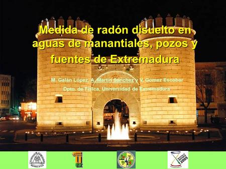 Dpto. de Física, Universidad de Extremadura