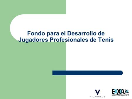 Fondo para el Desarrollo de Jugadores Profesionales de Tenis