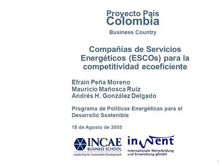 Proyecto País Colombia Business Country