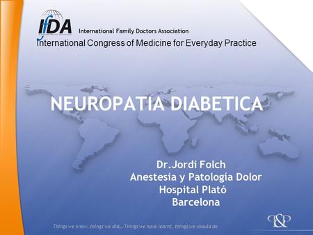 Dr.Jordi Folch Anestesia y Patología Dolor Hospital Plató Barcelona
