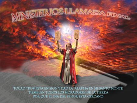 IGLESIA DE CRISTO MINISTERIOS LLAMADA FINAL