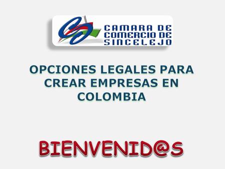 OPCIONES LEGALES PARA CREAR EMPRESAS EN COLOMBIA