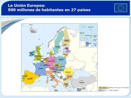 La Unión Europea: 500 millones de habitantes en 27 países