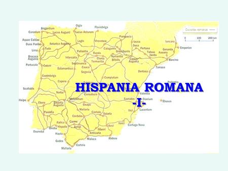 HISPANIA ROMANA -I-. Habitants pre-romans dHispània.