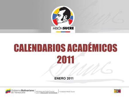 CALENDARIOS ACADÉMICOS 2011 ENERO 2011. CALENDARIO ACADÉMICO C.T.A – DERECHO 2011 I – II y III.