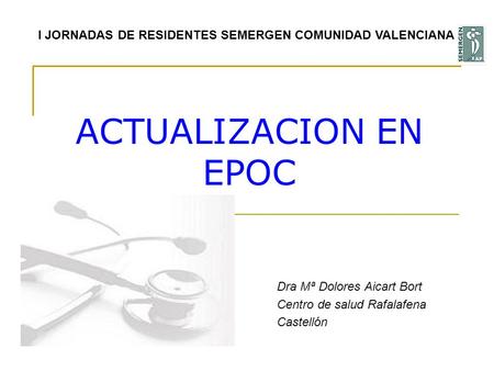 Dra Mª Dolores Aicart Bort Centro de salud Rafalafena Castellón