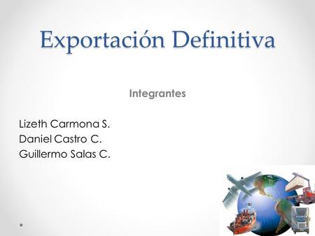 Exportación Definitiva