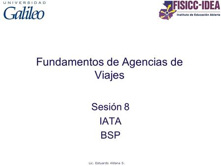 Fundamentos de Agencias de Viajes