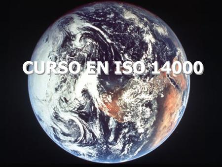 CURSO EN ISO 14000.