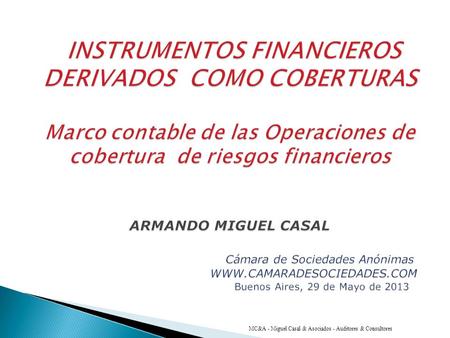 MC&A - Miguel Casal & Asociados - Auditores & Consultores