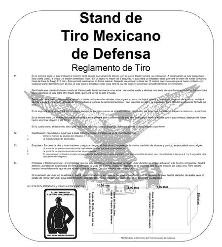 Stand de Tiro Mexicano de Defensa Reglamento de Tiro