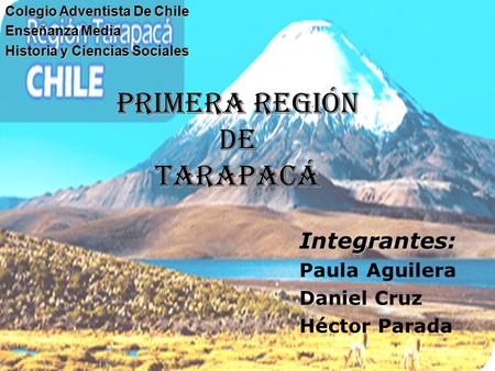 primera región de Tarapacá