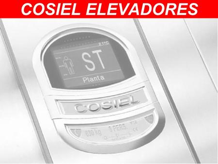 COSIEL ELEVADORES 1.