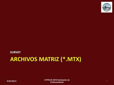 ARCHIVOS MATRIZ (*.MTX)