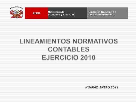 LINEAMIENTOS NORMATIVOS CONTABLES