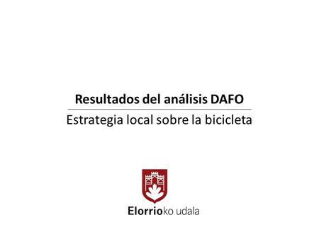 Resultados del análisis DAFO