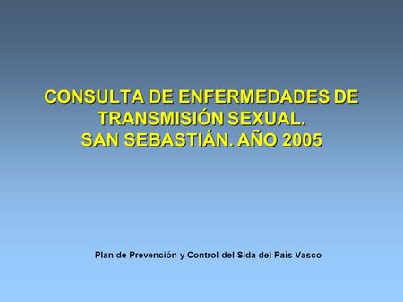 Plan de Prevención y Control del Sida del País Vasco