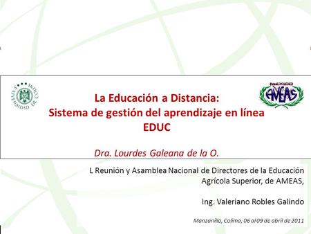 Dra. Lourdes Galeana de la O.