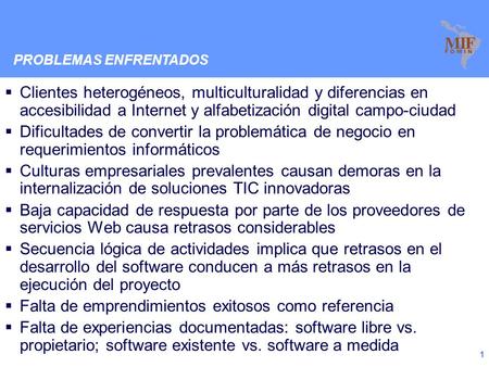 Fondo Multilateral de Inversiones Reunión de Clúster TIC 2009 Tema: Desarrollo de Software Integrantes: AFINET/ADINET – Centro de Farmacias del Uruguay.