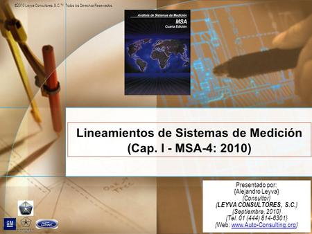 Lineamientos de Sistemas de Medición (Cap. I - MSA-4: 2010)